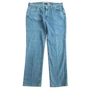LEVIS DENIM JEANS 505 WOMENS NOUVEAU LOW STRAIGHT STRETCH SIZE 14